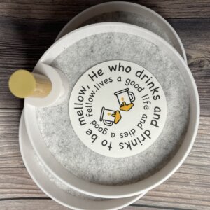 He Who Drinks...Sticker