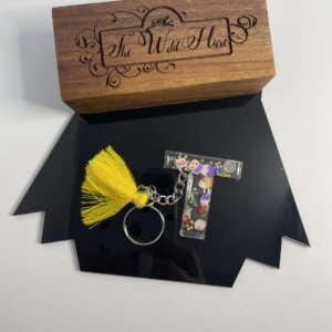 t resin keychain