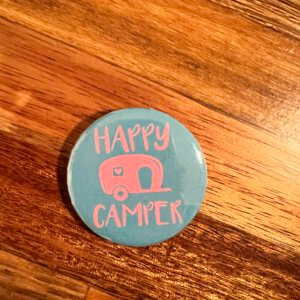 Happy Camper Button