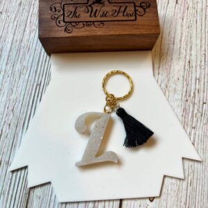 "Z" Resin Keychain