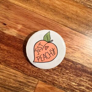 Just Peachy Button