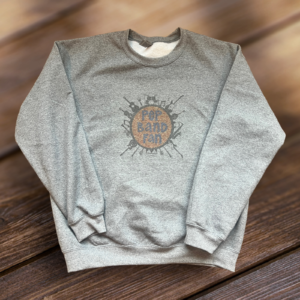 Pep Band Fan Crewneck Sweatshirt-Gray
