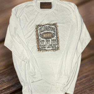 Yellowstone Ranch Long Sleeve Shirt (white)