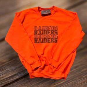 Raiders on Repeat Sweatshirt (Orange)