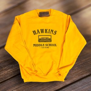 Hawkins Hooded Sweatshirt (Gold)