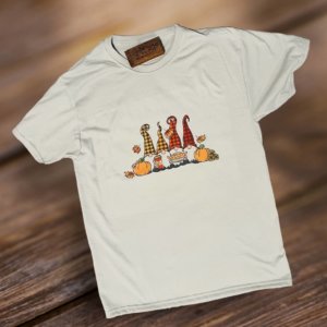 Thanksgiving Gnomes T-Shirt (Stone)