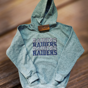 Raiders on Repeat Hooded Sweatshirt (Gray)