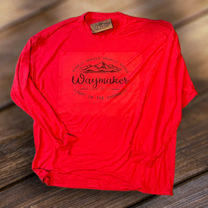 Waymaker Long Sleeve Shirt (Red)