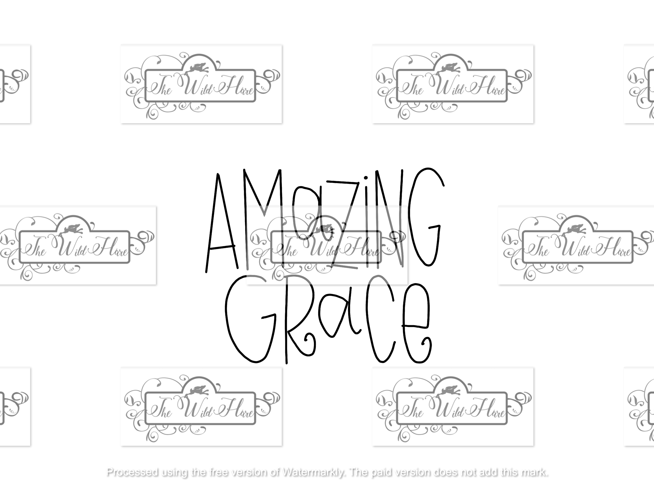 Amazing Grace - The Wild Hare