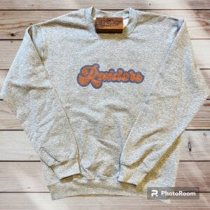 Vintage Raiders Crewneck Sweatshirt-Gray