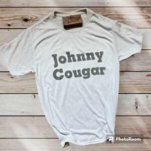 Johnny Cougar Crewneck T-Shirt (Stone)
