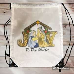 Joy to the World String Backpack