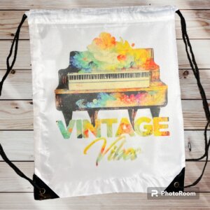 Vintage Vibes String Backpack