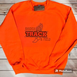 Raider Track and Field Sweatshirt (Orange)