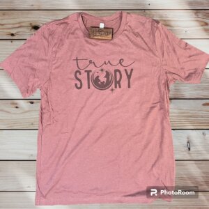 True Story Crewneck T-Shirt (Maroon)