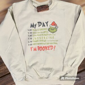 A Day in the Life of the Grinch Crewneck