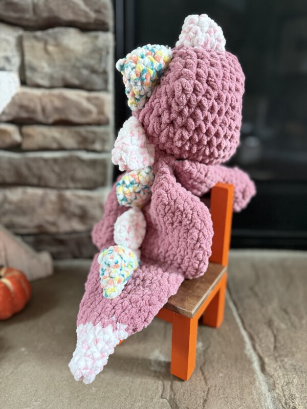 Pink Dino Snuggler