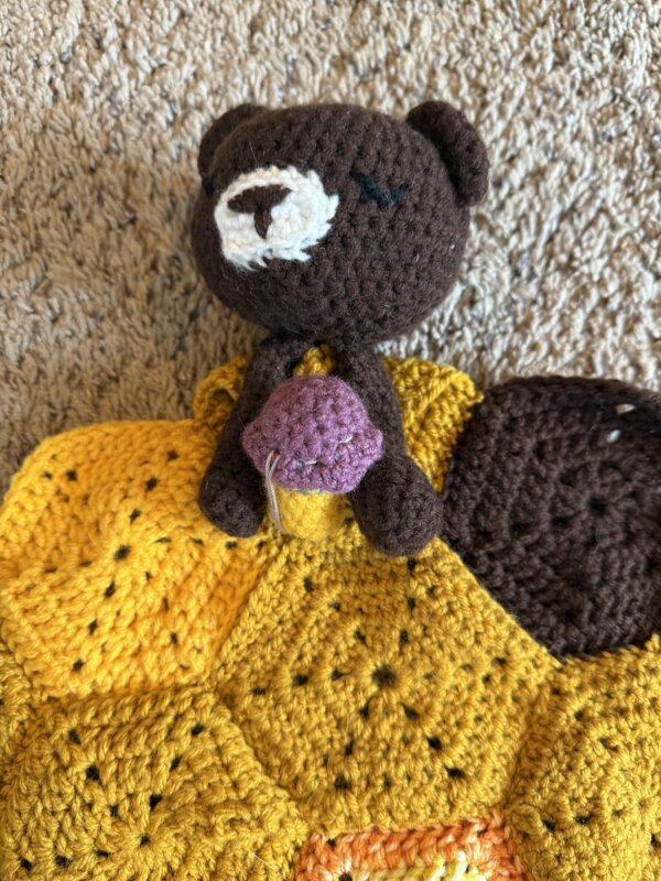 Bee Blanket Lovey - Image 3