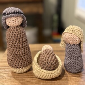 Crocheted Nativity Scene