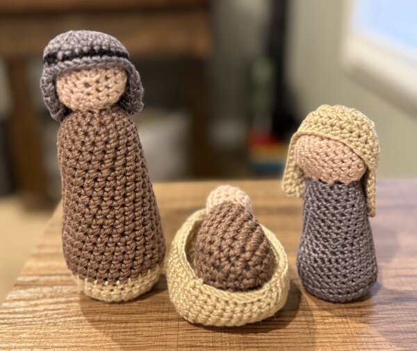 Crocheted Nativity Scene