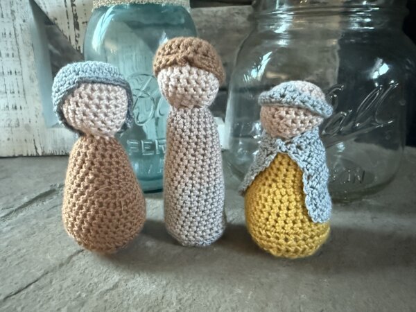 Crocheted 3 Wisemen - Image 2