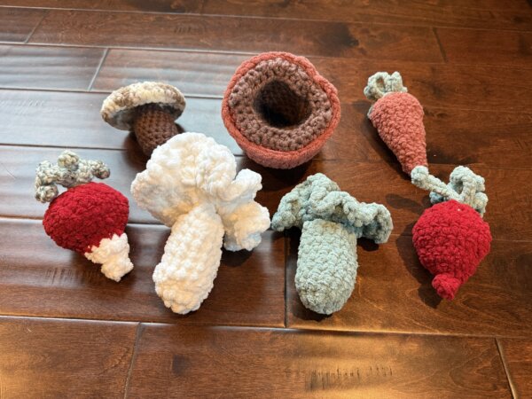 Crocheted and Interactive Garden