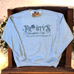 Frosty's Snowflake Cafe Crewneck Sweatshirt