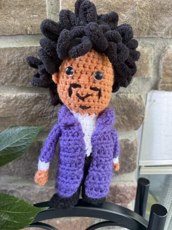 Purple Reign Crocheted Icon