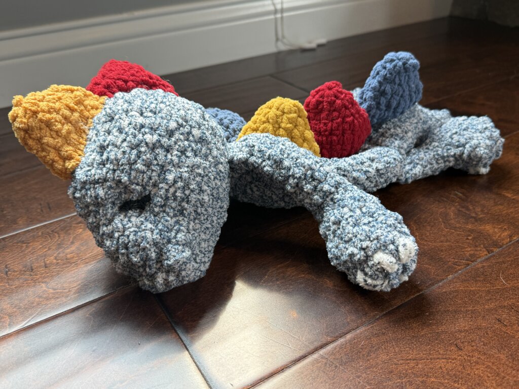 Blue Dino Snuggler